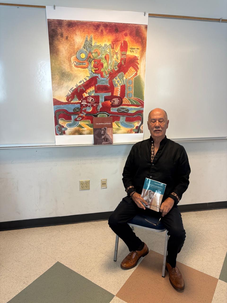 Eduardo Aguilar Zarandona con Las piedras parlantes
